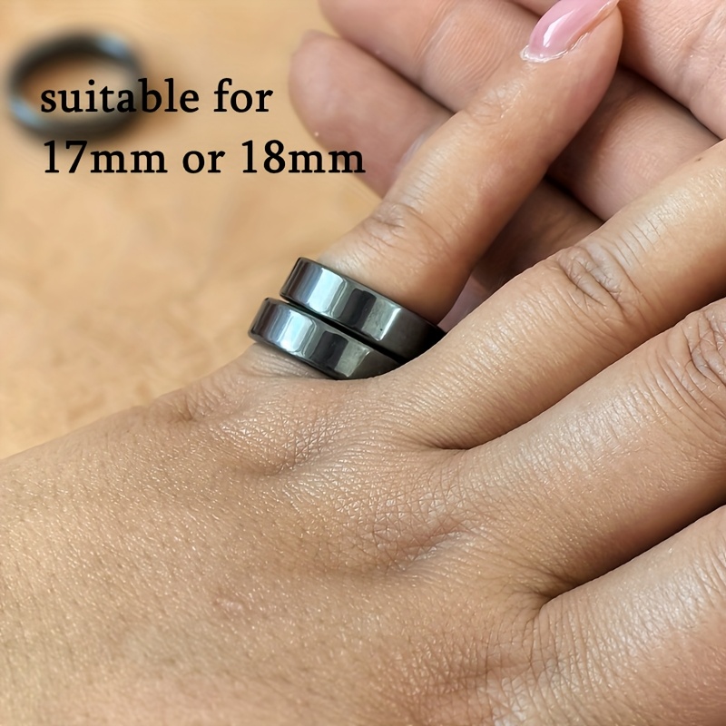 5 Terahertz Natural Stone Rings for Men and Women